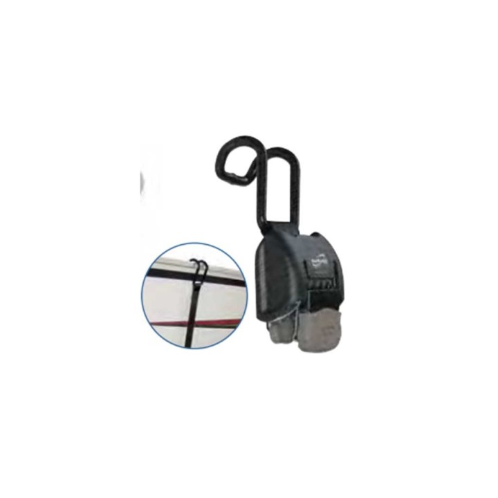 self-retracting boat gunwale tie down strap IMMI Boat Buckle - view 4