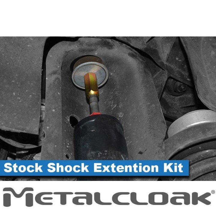 MetalCloak 7041 Front Stock Shock Extensions – Jeep Wrangler JK 2007–2018 | Szekla4x4.pl