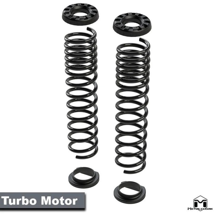 JL Wrangler 2 Door, 2.5" JT Gladiator 1.5" True Dual Rate Coils Front METALCLOAK