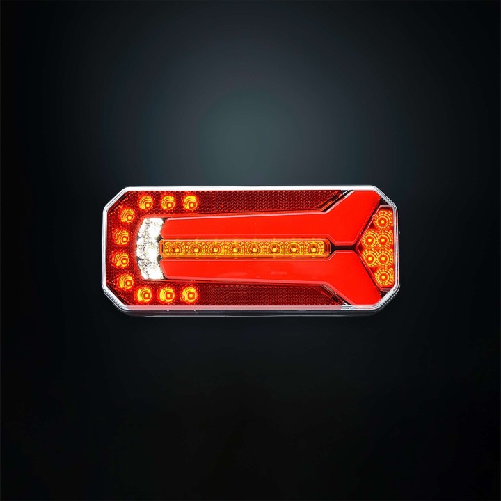 STRANDS 5 FUNC. TAILLIGHT UNIVERSAL RECTANGULAR - view 7