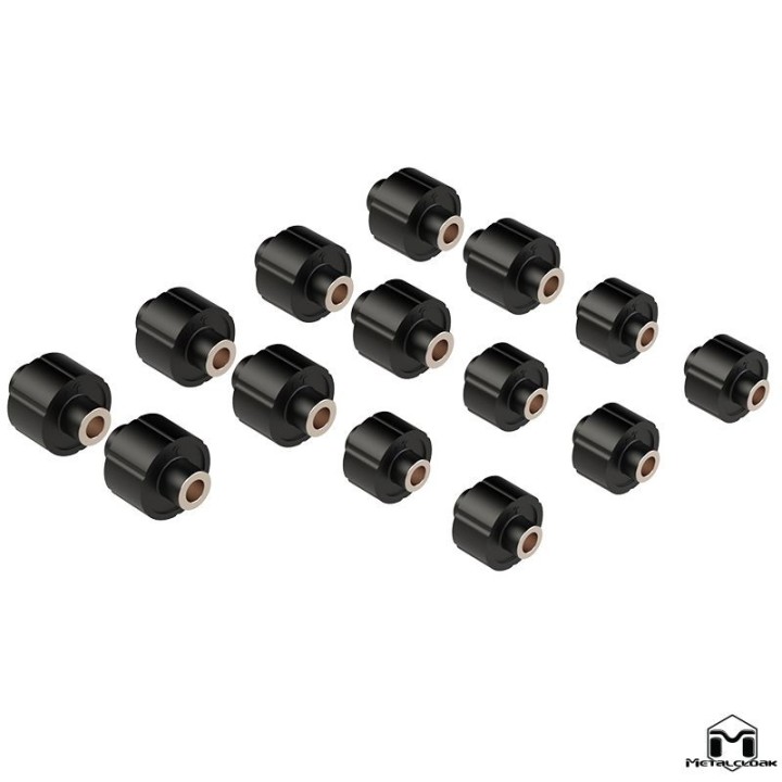 TJ/LJ Short Arm "Big Bolt" (1/2" bolts) Duroflex Bushing Kit