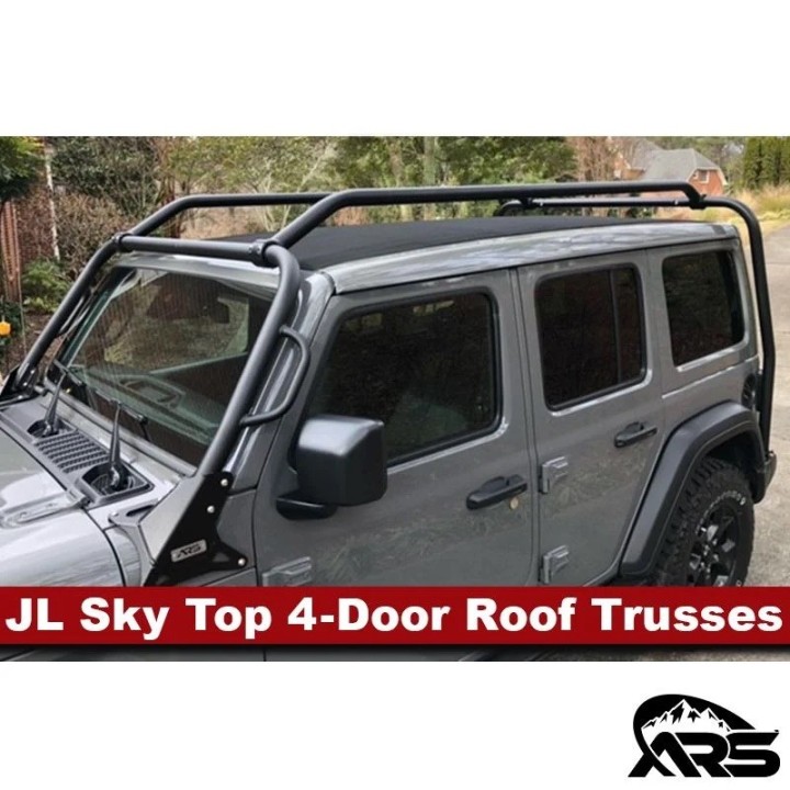 4-Door Rocklander Sky One-Touch Top Roof Trusses | JL Wrangler METALCLOAK - view 3