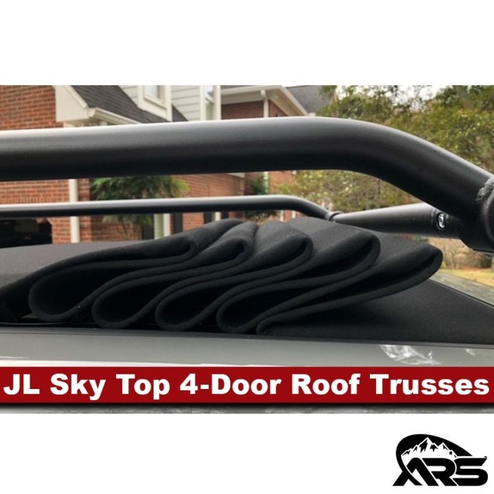4-Door Rocklander Sky One-Touch Top Roof Trusses | JL Wrangler METALCLOAK - view 4