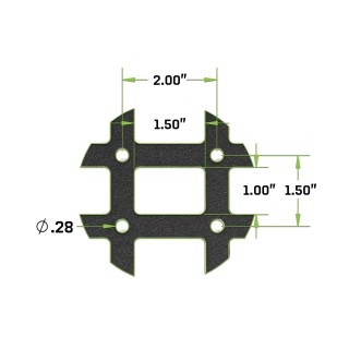 Universal Molle Panels 15x12 DV8 Offroad - view 2