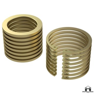 Replacement Duroflex Snap Ring and Washer Kit, 2.25 Housing METALCLOAK