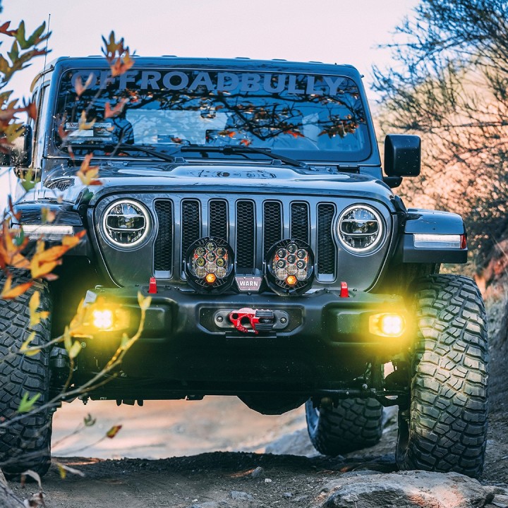 Baja Designs SAE Amber LED Fog Lights for Jeep JL JT