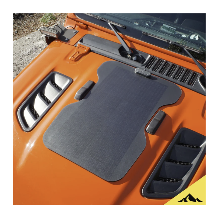 Cascadia 4x4 CHF155 Hood Solar Panel | Jeep JL & JT Rubicon 37W