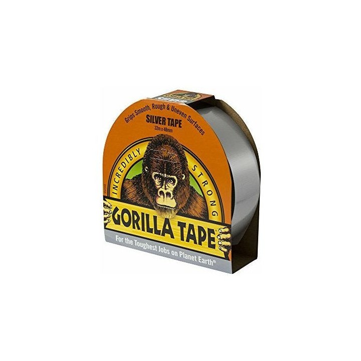 GRAY GORILLA FABRIC REPAIR TAPE 32M 48MM STRONG