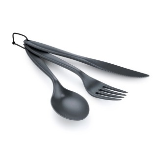 GSI Outdoors 3 Pc Ring Cutlery Set | Camping Utensils