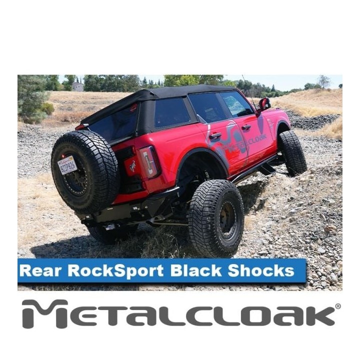 MetalCloak RockSport BLACK 2.5–4" Rear Bronco 6G