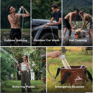 Flextail MAX SHOWER – portable camping shower 3.0 L/min - view 2
