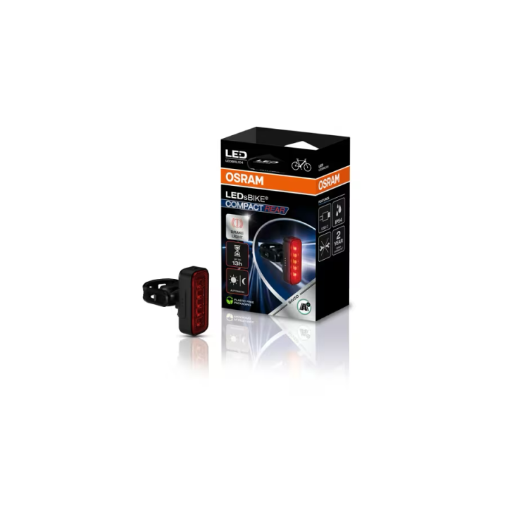 OSRAM LEDsBIKE COMPACT REAR – LED rear light with brake