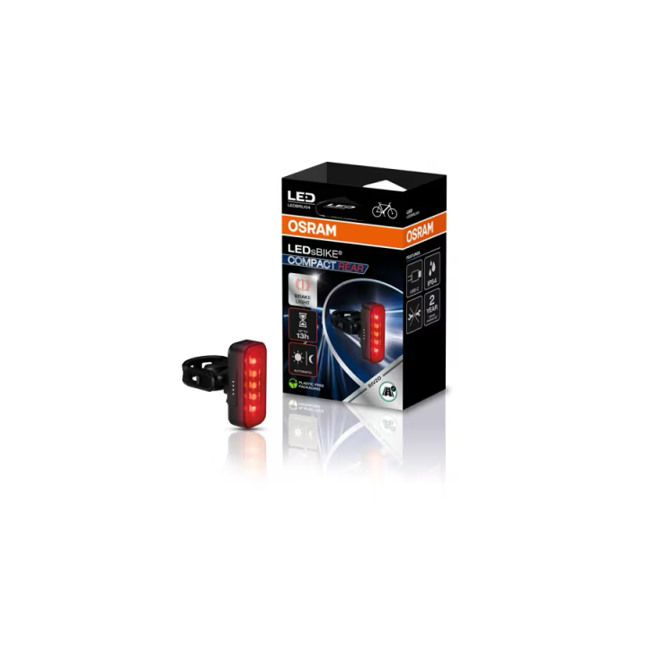 OSRAM LEDsBIKE COMPACT REAR – LED rear light with brake
