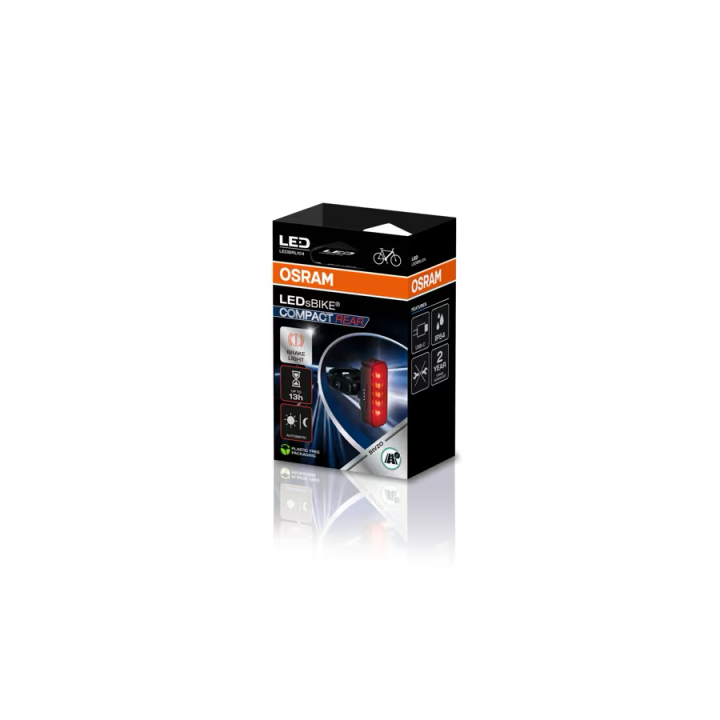 OSRAM LEDsBIKE COMPACT REAR – LED rear light with brake