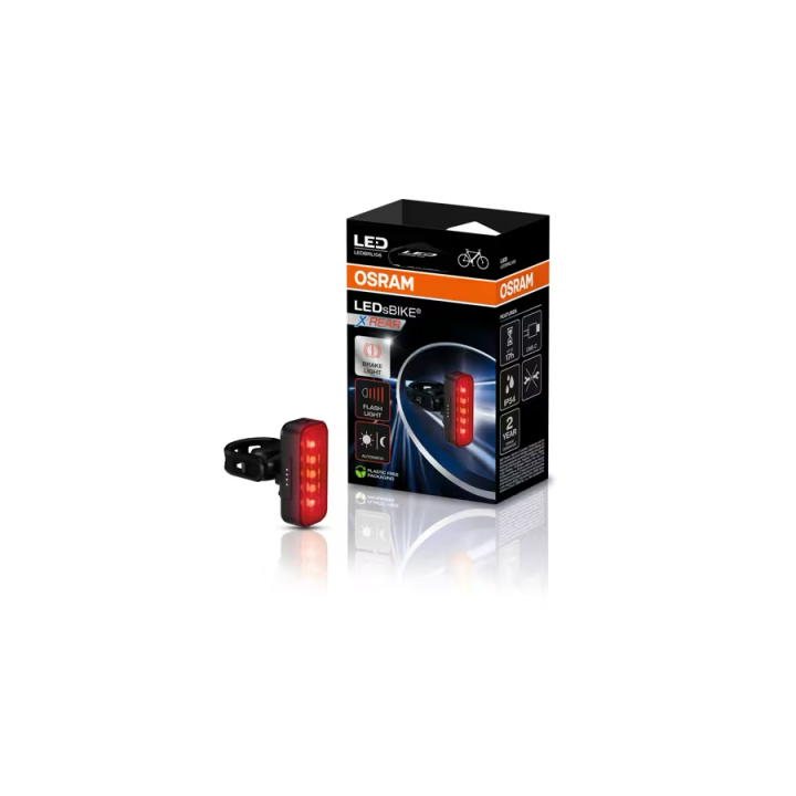 OSRAM LEDsBIKE X REAR – rear LED bike light with brake sensor
