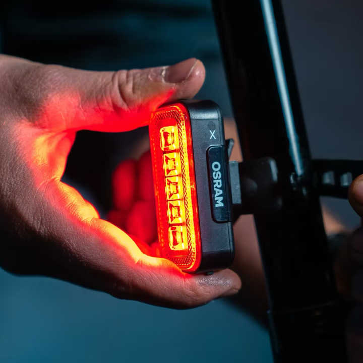 OSRAM LEDsBIKE X REAR – rear LED bike light with brake sensor