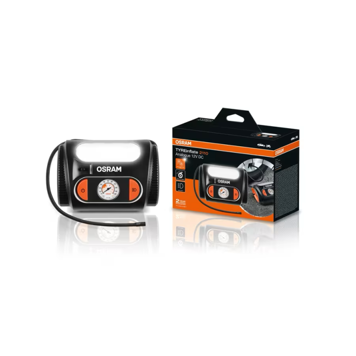 OSRAM TYREinflate 2110 – 12 V tyre inflator with LED