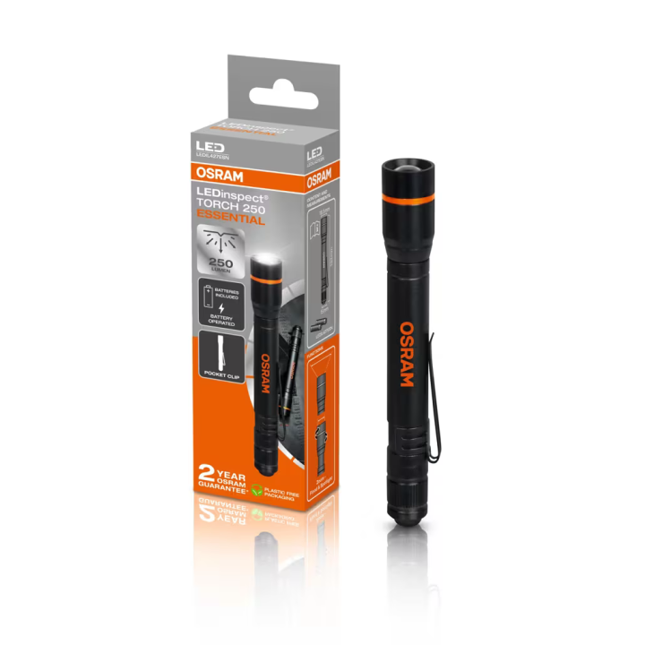 OSRAM LEDinspect TORCH 250 ESSENTIAL – latarka inspekcyjna LED 250 lm