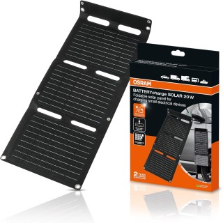 OSRAM BATTERYcharge SOLAR OFSP20 – Foldable 20W Solar Panel, USB-C/USB-A, IP65 - view 2