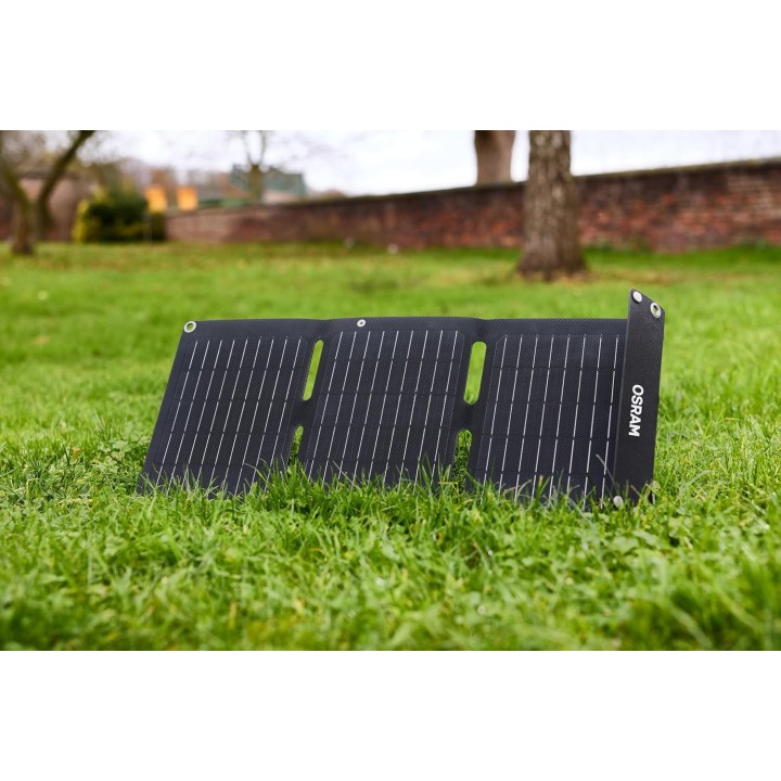 OSRAM BATTERYcharge SOLAR OFSP20 – Foldable 20W Solar Panel, USB-C/USB-A, IP65 - view 7