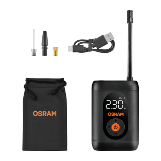 OSRAM TYREinflate 1600 ESSENTIAL – cordless digital tyre inflator, USB-C, 7 bar