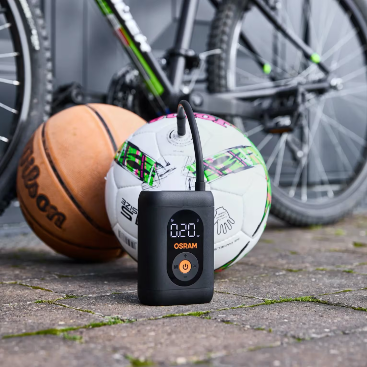 OSRAM TYREinflate 1600 ESSENTIAL – cordless digital tyre inflator, USB-C, 7 bar