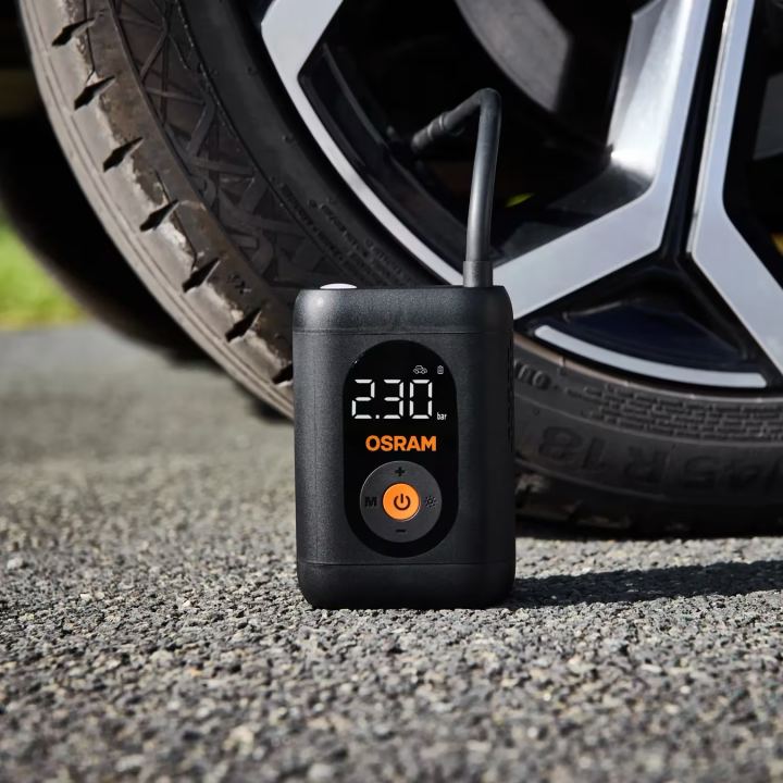 OSRAM TYREinflate 1600 ESSENTIAL – cordless digital tyre inflator, USB-C, 7 bar