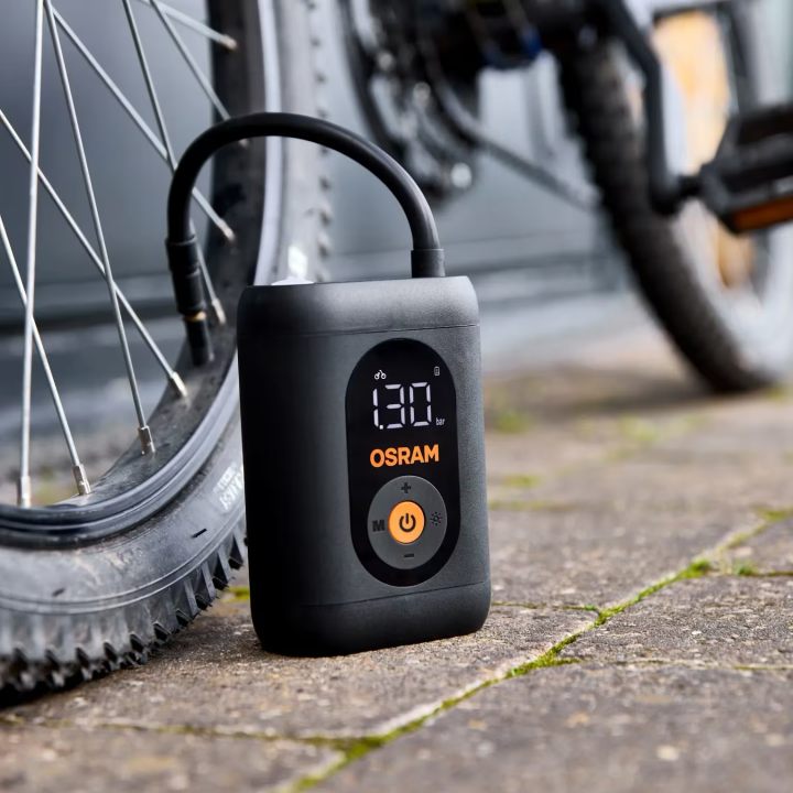 OSRAM TYREinflate 1600 ESSENTIAL – cordless digital tyre inflator, USB-C, 7 bar