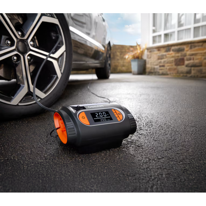 OSRAM TYREinflate 2120 – 12 V Tyre Inflator Auto-Stop