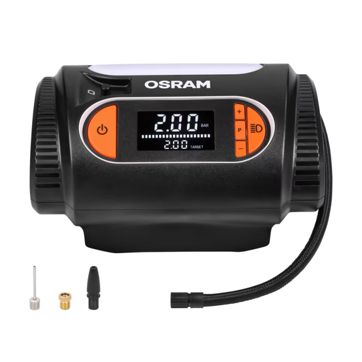 OSRAM TYREinflate 2120 – 12 V Tyre Inflator Auto-Stop