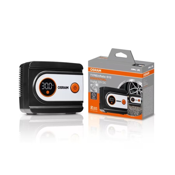 OSRAM TYREinflate 612 ESSENTIAL – 12 V Digital Tyre Inflator