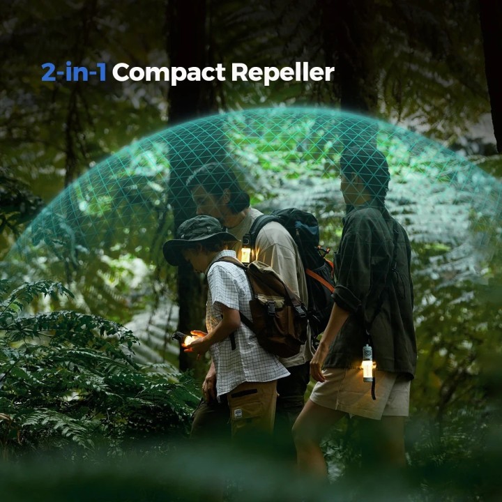 FLEXTAIL TINY REPELLER S – 2-in-1 Mosquito Repeller 400 lm