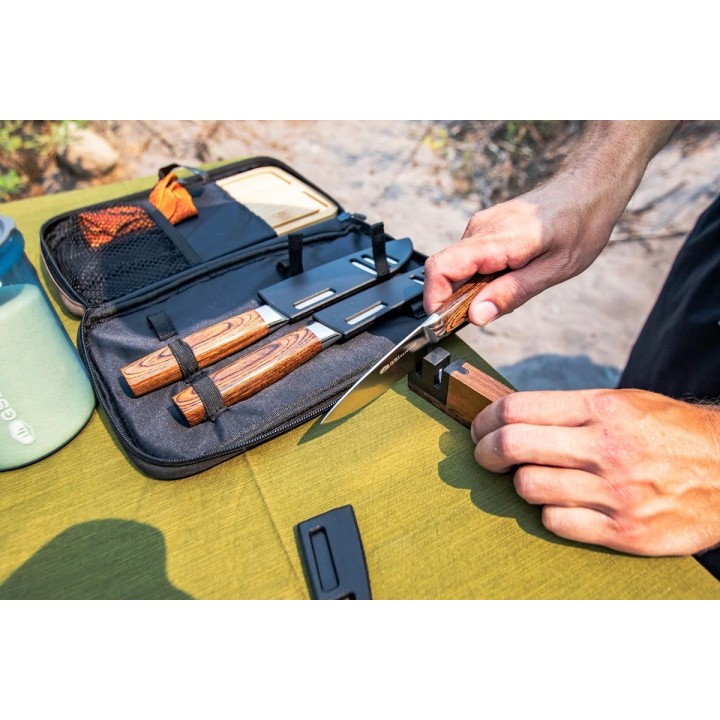GSI Outdoors RAKAU – 3-Piece Camping Knife Set