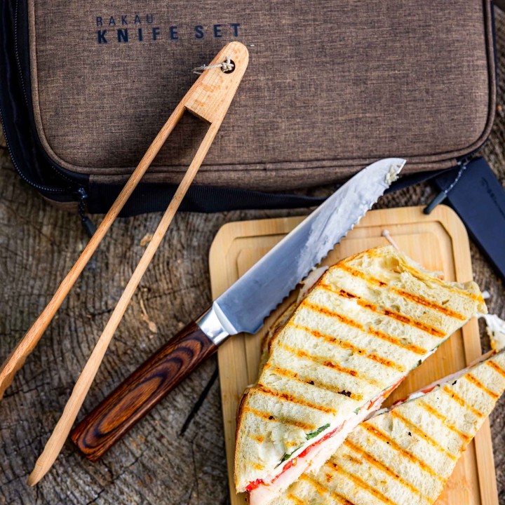 GSI Outdoors RAKAU – 3-Piece Camping Knife Set
