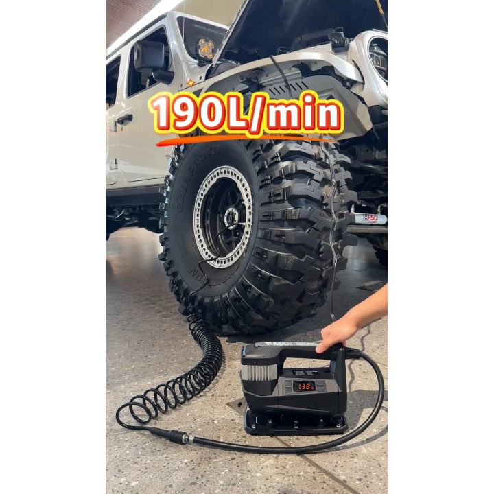 T-MAX Storm Pump 190 L/min – 12V air compressor 150 PSI