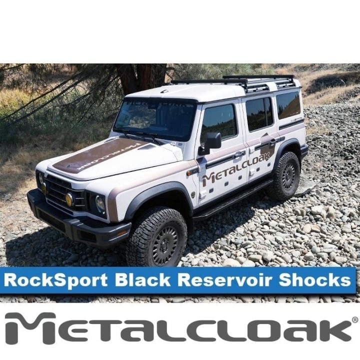 MetalCloak RockSport Black 2.5 – INEOS Grenadier Front Shocks
