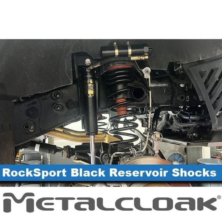 MetalCloak RockSport Black 2.5 – INEOS Grenadier Front Shocks