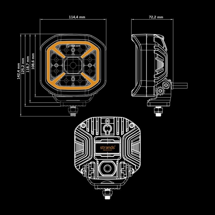 Strands Siberia X 4" LED Driving Light 270971