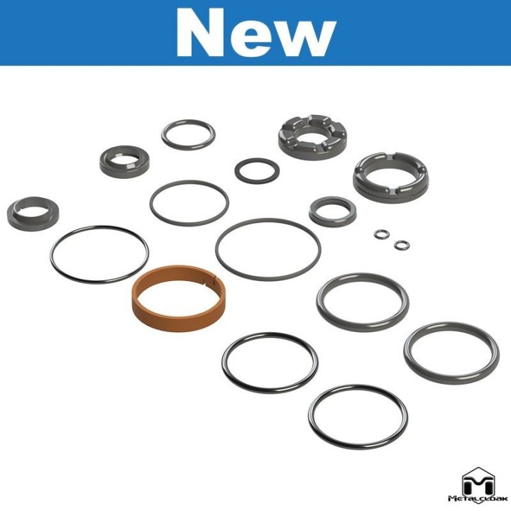 MetalCloak RockSport Black Shock Seal Rebuild Kit