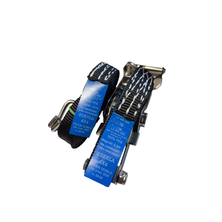 Szekla4x4 25mm Ratchet Strap, LC 400 daN - Poland Made