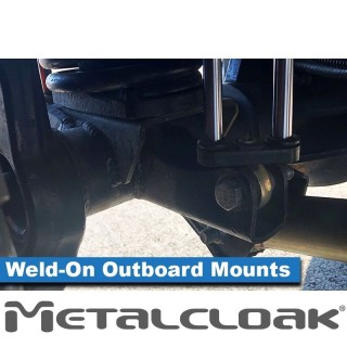 MetalCloak Weld-On Shock Mount Kit – JK Lower Front