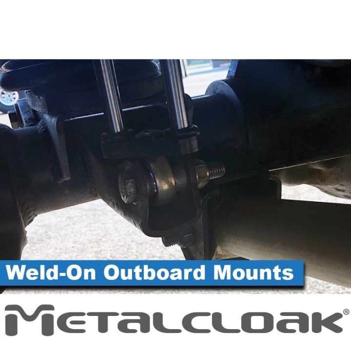 MetalCloak Weld-On Shock Mount Kit – JK Lower Front