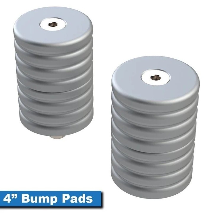 MetalCloak Aluminum HydraStrike Bump Pads, 4"