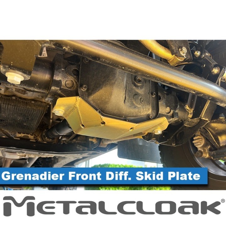 MetalCloak Front Differential Skid Plate – Grenadier