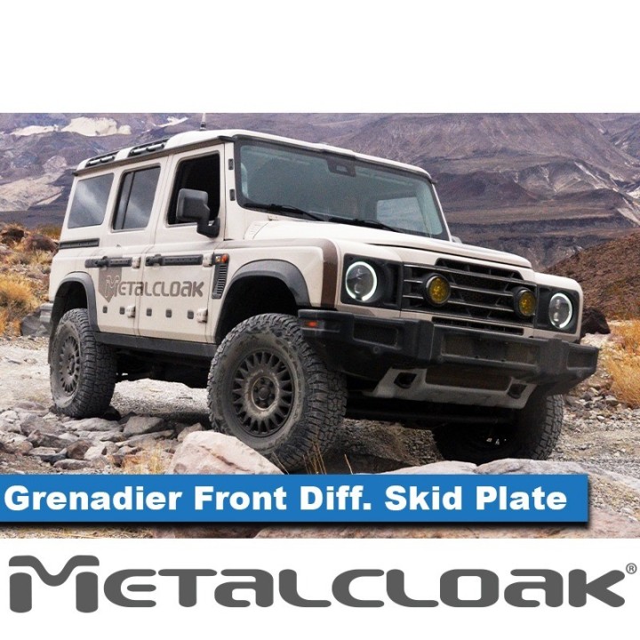 MetalCloak Front Differential Skid Plate – Grenadier