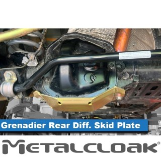 MetalCloak Rear Differential Skid Plate – Grenadier