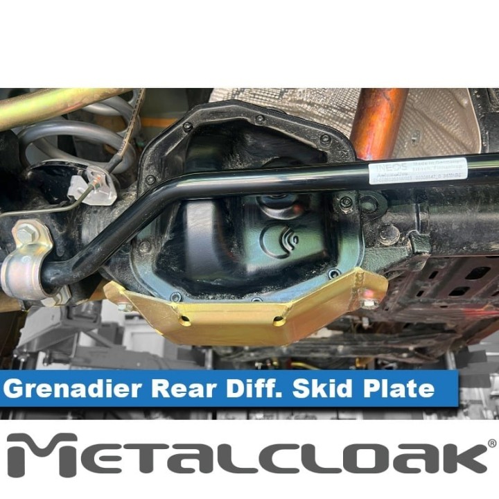 MetalCloak Rear Differential Skid Plate – Grenadier