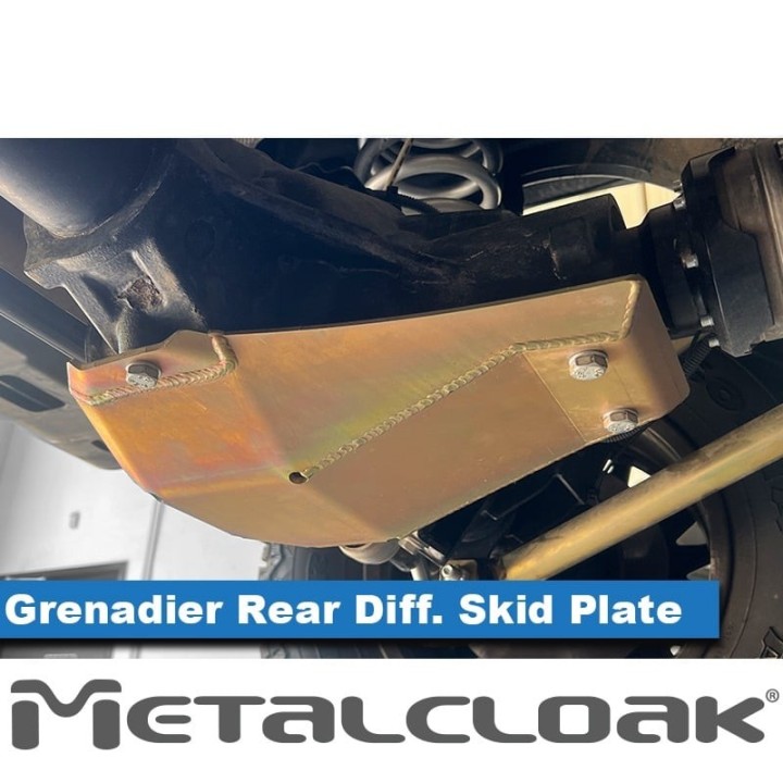 MetalCloak Rear Differential Skid Plate – Grenadier