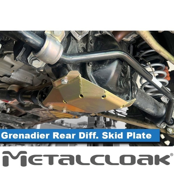 MetalCloak Rear Differential Skid Plate – Grenadier