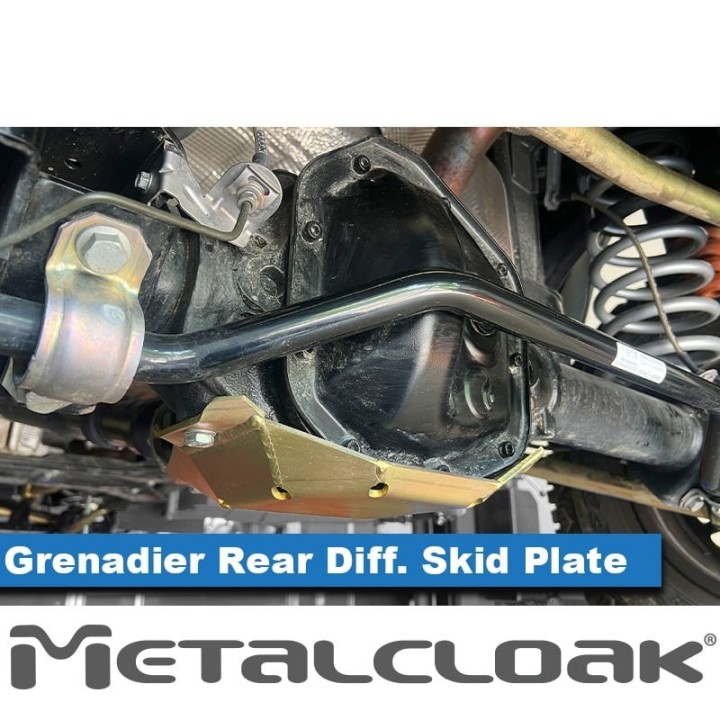 MetalCloak Rear Differential Skid Plate – Grenadier